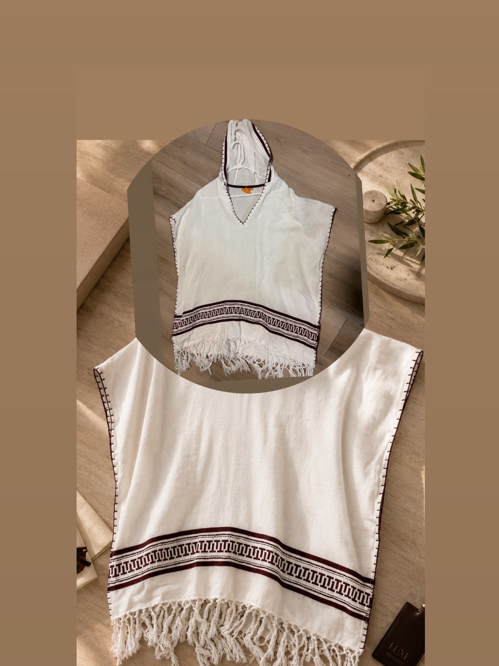 BOHO cover up Tory Burch poncho